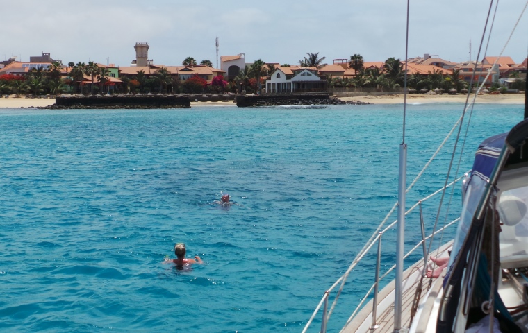 Sailing on Sal Island